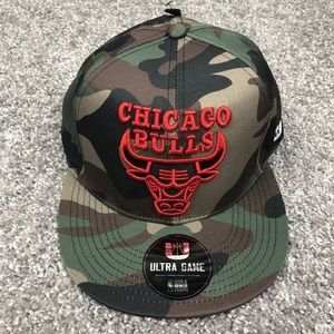 CHICAGO BULLS CAMO HAT NBA